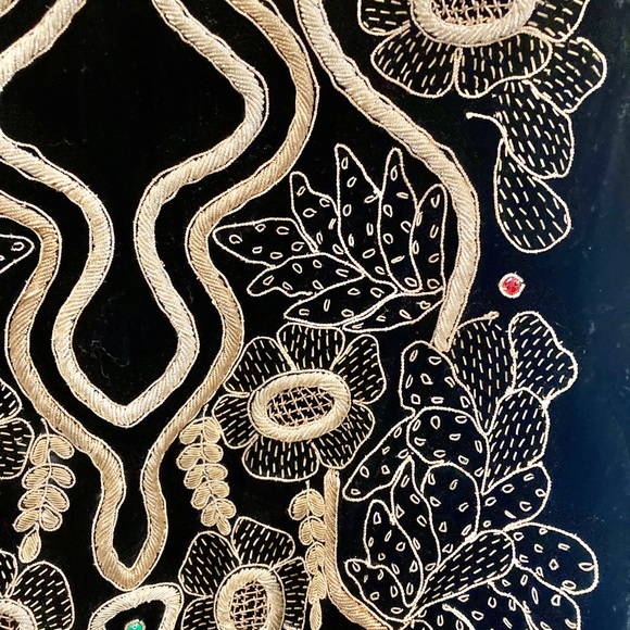 French Collezioni Velvet Embroidered Jacket - Picture 11 of 16